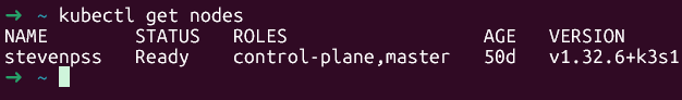 kubectl get nodes